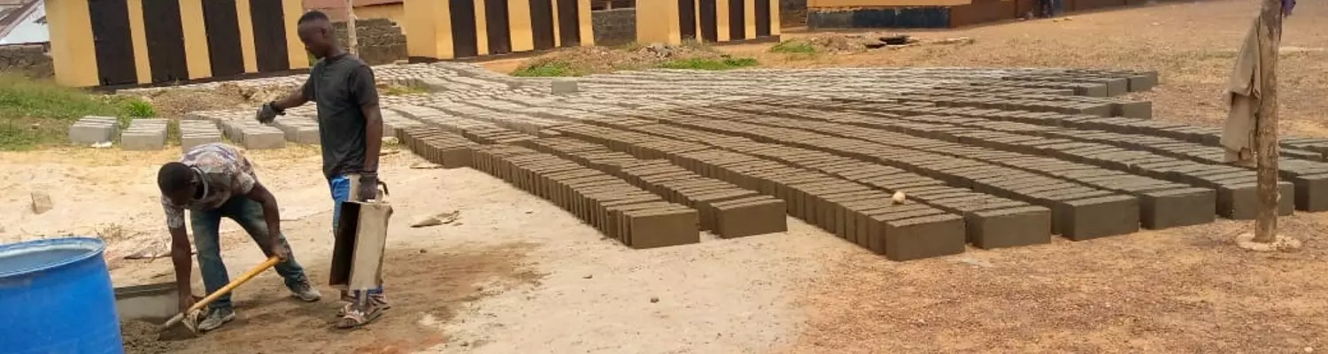 Work in progress at SLC Gbonjema